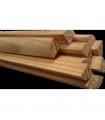 Perfis Moldura - 1/4 Cana em Pinho 2400x12x12mm - Pack de 12