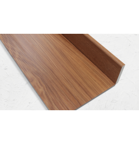 Rodapé PVC Expandido Afizélia 2200x70x15mm