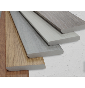 Rodapé PVC Expandido Afizélia 2200x70x15mm