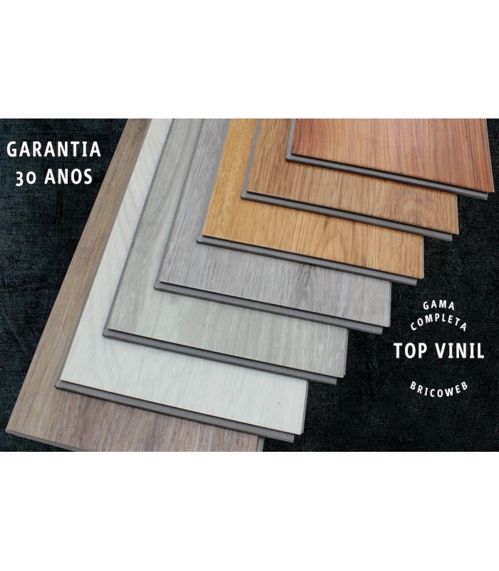 Pavimento Vinilico SPC Flutuante Cinza Claro 6,5mm