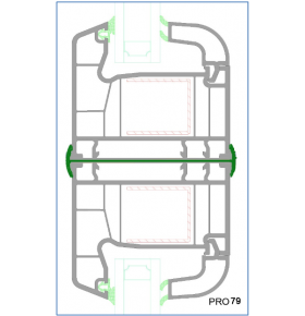 Perfil de União PVC para Portas e Janelas 7x110cm