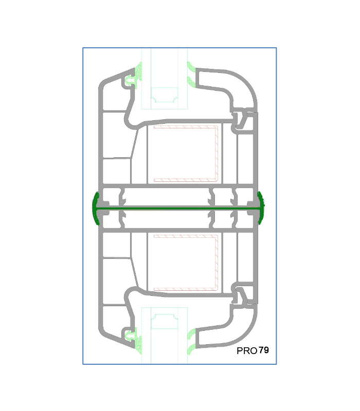 Perfil de União PVC para Portas e Janelas 7x220cm