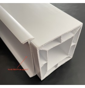 Viga em PVC para Janelas e Portas 7x7x220cm