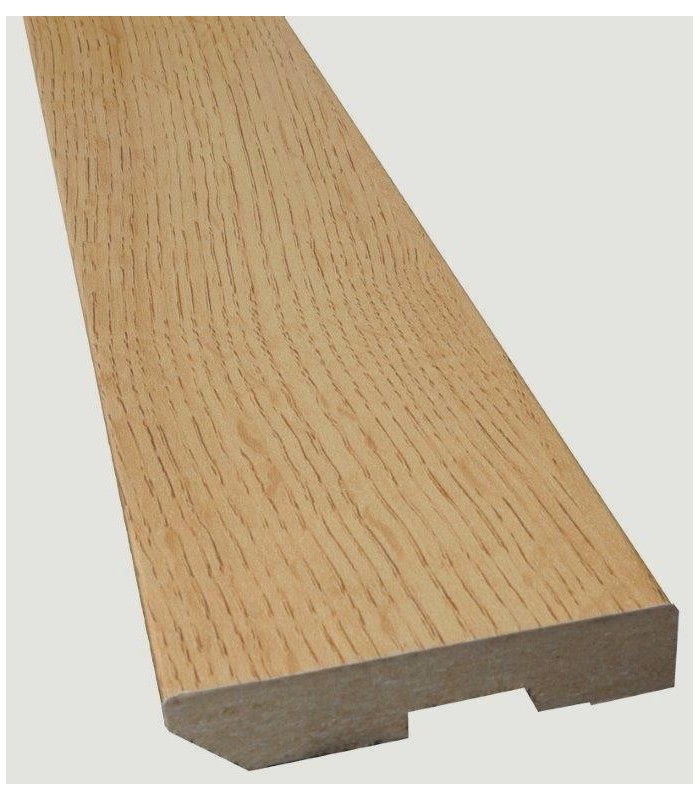 Rodapé MDF Carvalho 15x80mm 225cm - Pack de 5