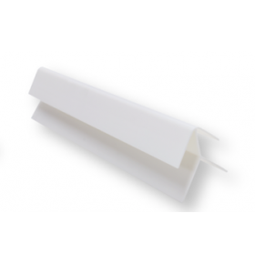 Canto Exterior PVC para Lambrim Branco - Pack de 2