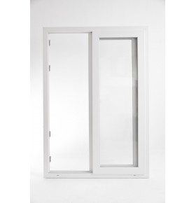 Porta Janela de Correr PVC Por Medida Vidro Duplo Aluplast - Por Medida