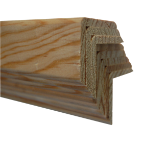 Perfis Cantoneira em Pinho 2400x22x5mm - Pack de 8