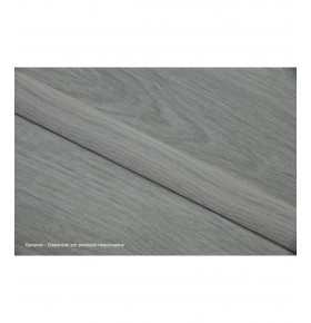 Perfil de Transição Aluminio Revestido Carvalho Cinza Rústico 2,7m x 30mm