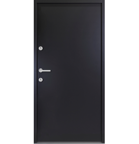 Porta Exterior Metal Smooth Antracite 98x208cm Direita