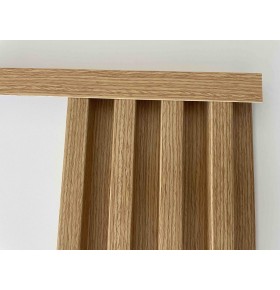 Cantoneira para Revestimento Ripado Carvalho Claro - 1 Unidade