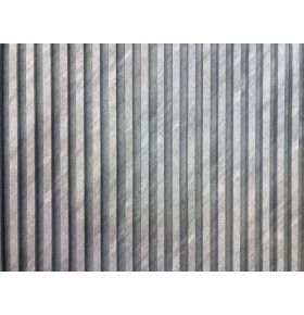 Revestimento Ripado Prateado