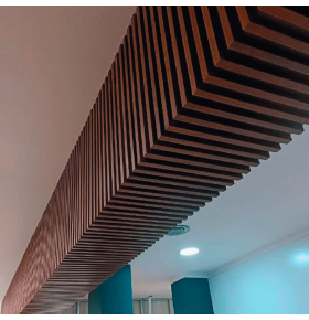 Revestimento Ripado Carvalho Escuro