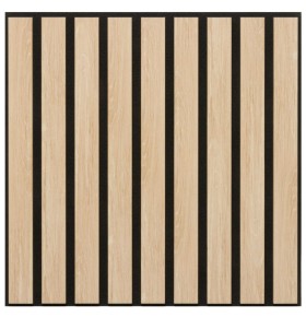 Revestimento Ripado Acústico Carvalho Claro