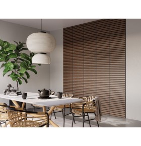 Revestimento Ripado Acústico Nogueira