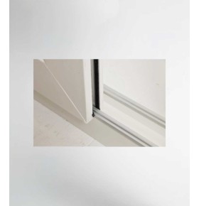 Porta Janela de Correr PVC 120x200cm Vidro Duplo Aluplast