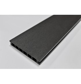 Deck em Compósito Cinza Alveolar 220x16x2,4cm | Pavimento Exterior WPC