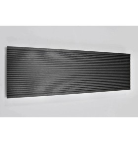 Deck em Compósito Cinza Alveolar 220x16x2,4cm | Pavimento Exterior WPC