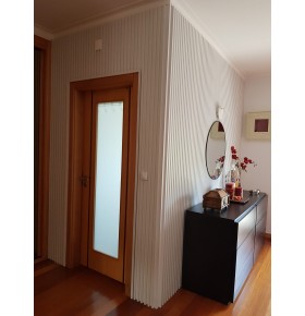 Revestimento Ripado Branco Neve