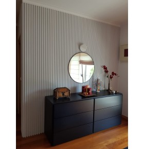 Revestimento Ripado Branco Neve