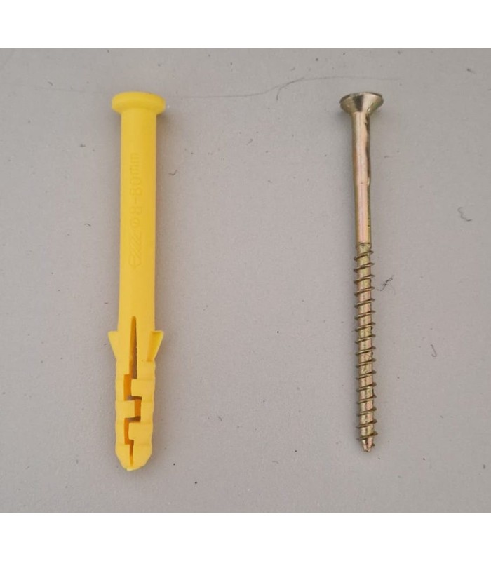 Parafuso + Bucha Le Mur 8x80mm (50 Unidades)