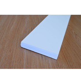 Rodapé PVC Expandido Branco 2200x100x15mm