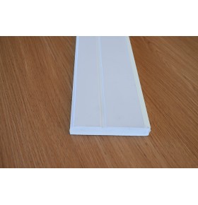 Rodapé PVC Expandido Branco 2200x100x15mm