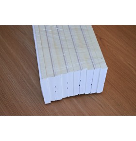 Rodapé PVC Expandido Branco 2200x100x15mm