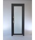 Porta Exterior PVC Vidro Fosco Antracite Direita -  Por Medida
