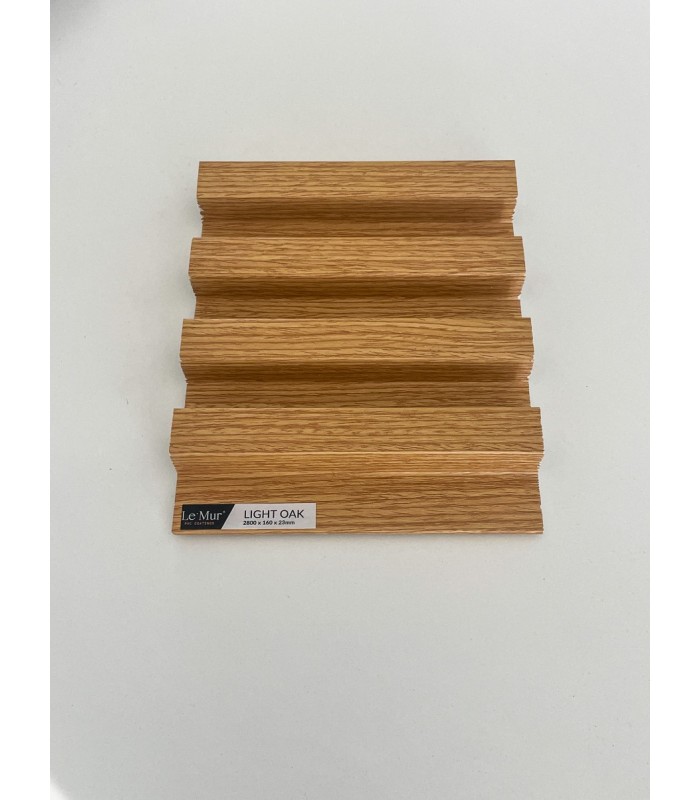 AMOSTRA - Revestimento Ripado Le Mur Carvalho Claro (17x14cm)