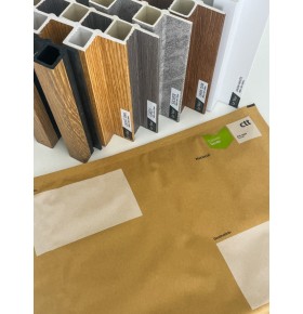 AMOSTRA - Revestimento Ripado Le Mur Carvalho Claro (17x14cm)