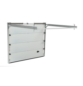 Portão de Garagem seccionado branco com motor | Fabricado por Medida