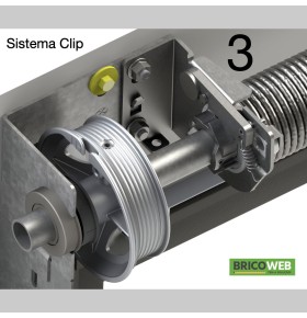 Portão de Garagem seccionado com motor e dois comandos