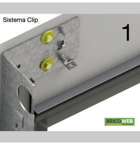 Portão de Garagem seccionado com motor e dois comandos