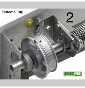 Portão de Garagem seccionado com motor e dois comandos