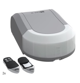 Portão de Garagem seccionado com motor e dois comandos