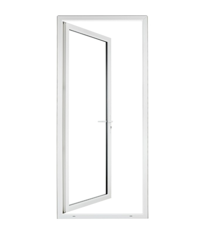 Porta-Janela PVC Vidro Transparente 90×205 | Veka 70 mm