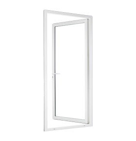 Porta-Janela PVC Vidro Fosco 80×205 | Veka 70 mm