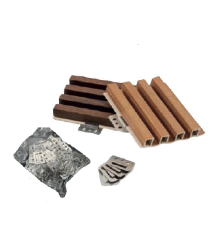 Clips de fixação para Revestimento Ripado Le Mur - Pack de 250 (Aprox. 30m2)