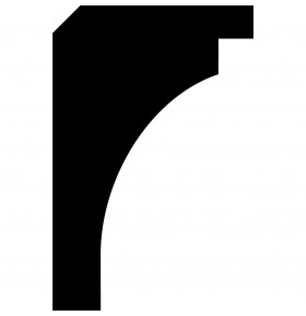 Perfis Corniche em Pinho Nórdico 2400x21x34mm - Pack de 6