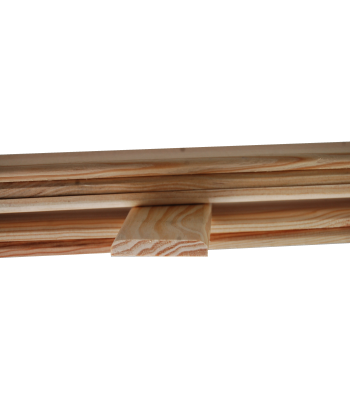 Guarnições para Porta em Pinho Marítimo Liso 50x10mm - Pack de 5